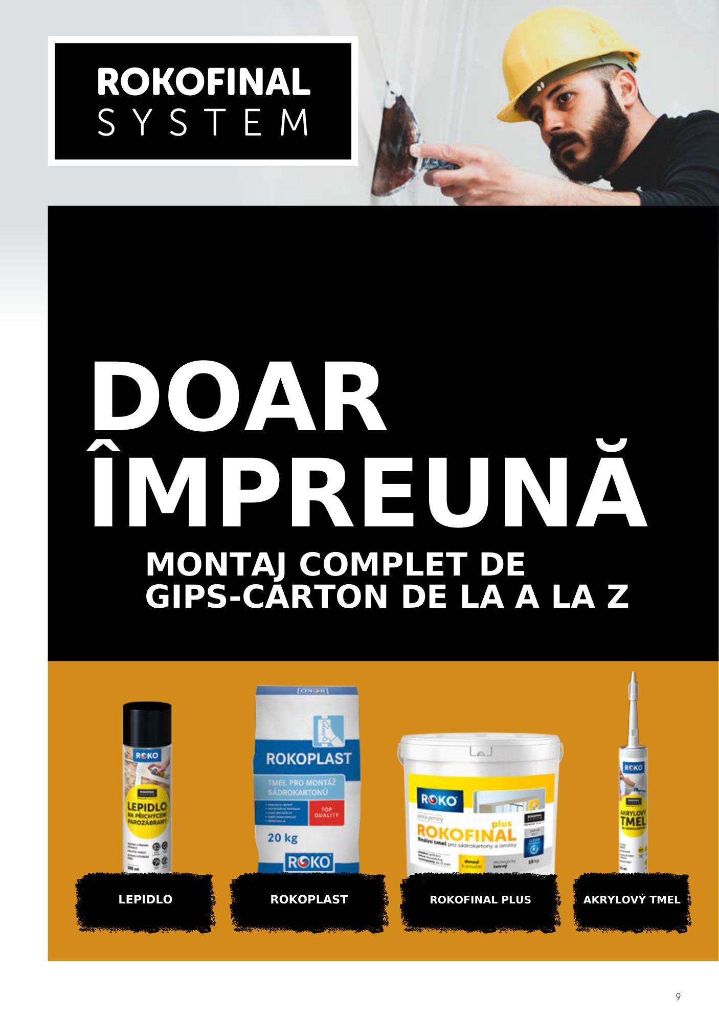 Catalog ROKO – Sistem complet de gips-carton — de la A la Z